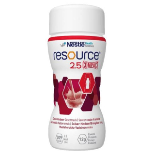 Resource 2.5 Cassis Compact framboise 4 Fl 125 ml