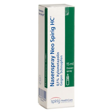鼻腔喷雾剂 Neo Spirig HC 0.1% Dosierspr 15 毫升