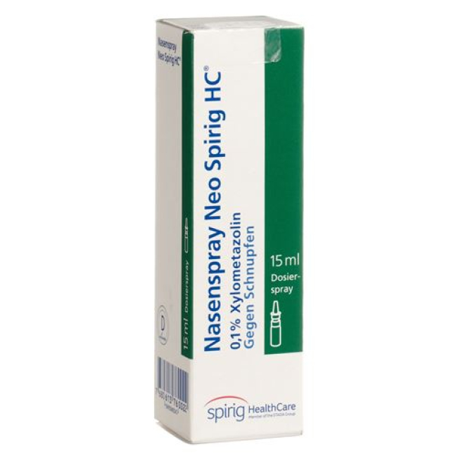 Neusspray Neo Spirig HC 0,1% Dosierspr 15 ml
