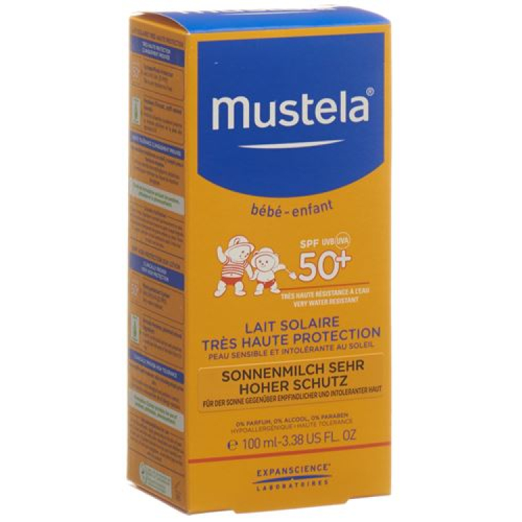 Mustela нарнаас хамгаалах сүү SPF 50+ 100мл