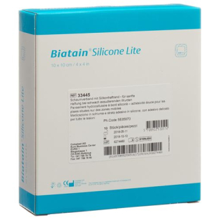 Biatain Silicone Lite vaahtosidos 10x10cm 10 kpl