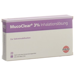 Pari MucoClear Inhal Lös 3% NaCl 20 A 4 ml