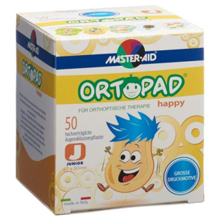 Ortopad happy occlusionspflaster junior 50 piezas