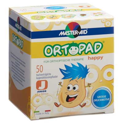 Ortopad happy occlusionspflaster juunior 50 tk