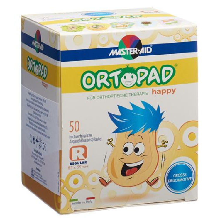 Ortopad Happy Occlusionspflaster regular 50 pcs