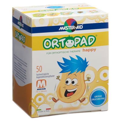 Ortopad happy occlusionspflaster medium 50 tk