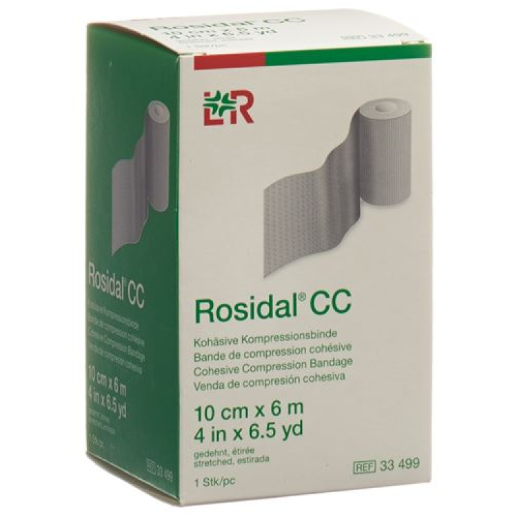 Rosidal CC kohezivní kompresní obvaz Kurzzug 10cmx6m