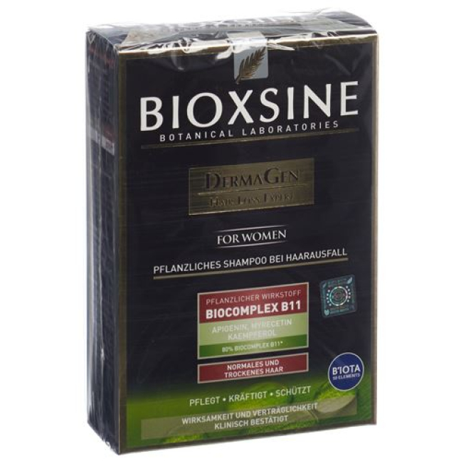 Bioxsine For women champú herbal para la caída del cabello 300 ml