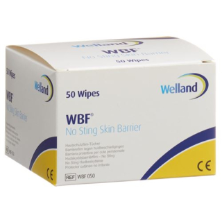 WBF Wipes toallitas protectoras para la piel 70x160mm no estériles 50 uds