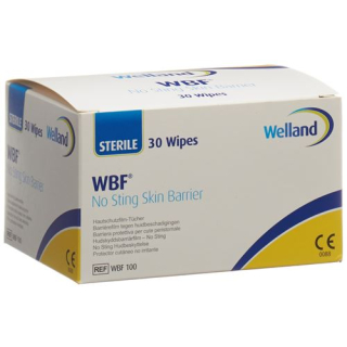 WBF Wipes hudbeskyttelsesforklær 100x160mm sterile 30 stk
