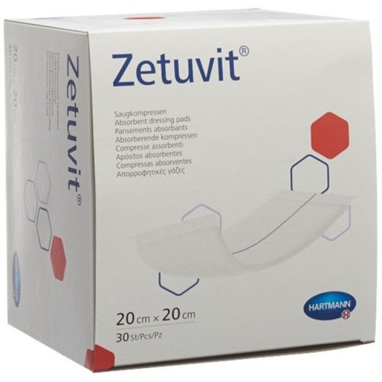 Zetuvit absorptievereniging 20x20cm 30 st