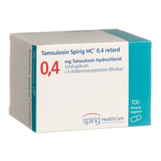 Tamsulosin Spirig HC Ret Kaps 0.4 mg 100 pcs