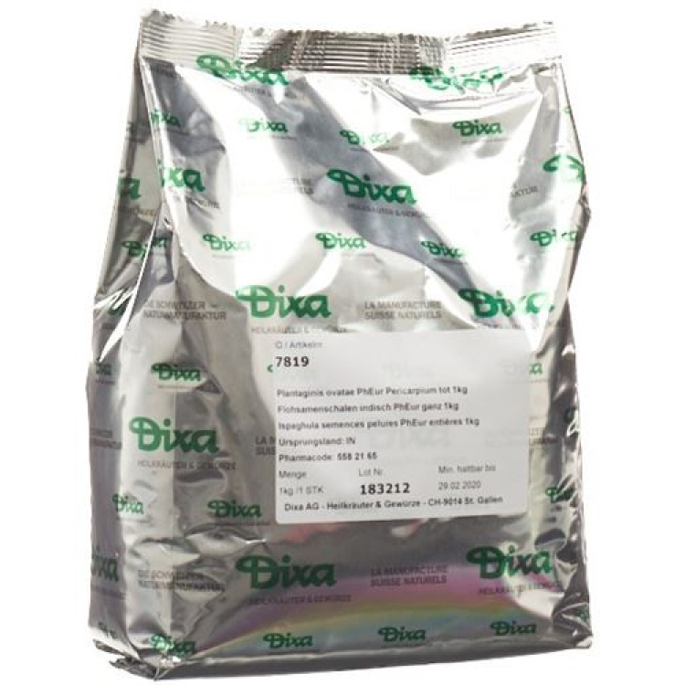 Dixa Flohsamenschalen 인도 PhEur 전체 1kg