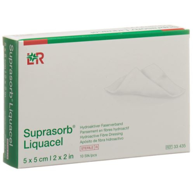 Suprasorb liquacel 5x5cm 10 st