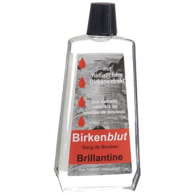 Birkenblut Brillantine liquiduid colorless bottle 250 ml