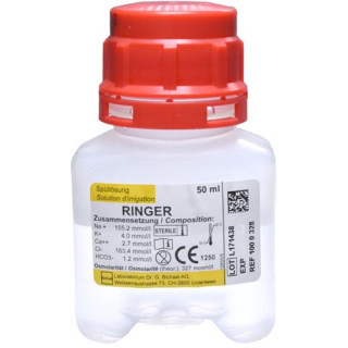 Bichsel Ringer Rinse Lös sterilné 25 fliaš 50 ml