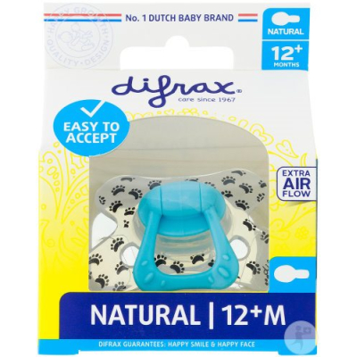 Difrax soother natural 12+m silikon