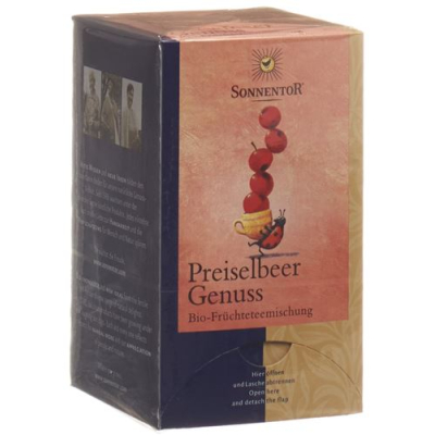 Sonnentor cranberry pleasure tea 18 stk