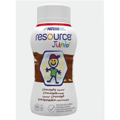 Resource Junior Chocolate 4 Bottles 200 ml