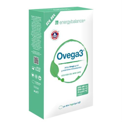 Ovega3 Rybí olej Kapsle Astaxanthin+Q10+Vitamin C 90 ks