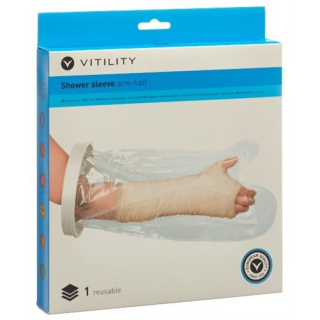 Vitility shower cover forearm