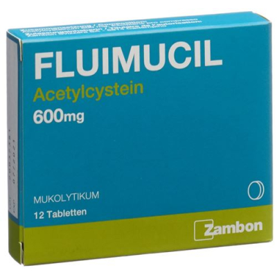 Fluimucil 600 mg (nauja) 12 tablečių