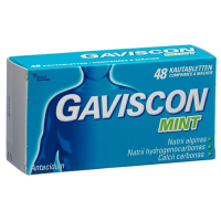 Gaviscon Chewing Tabs Mint 48 tk