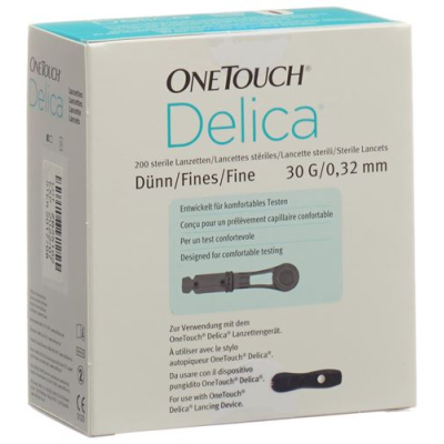 One Touch Delica Lancets sterilūs 200 vnt