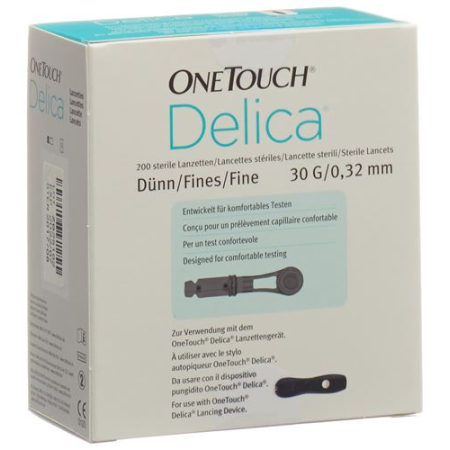 Lancetas One Touch Delica estéreis 200 unid.