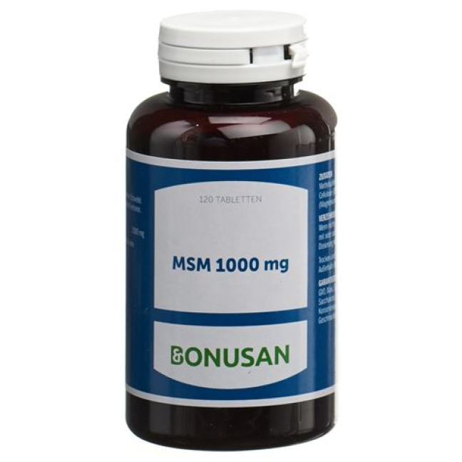 Bonusan MSM tbl 1000 mg 120 unid.