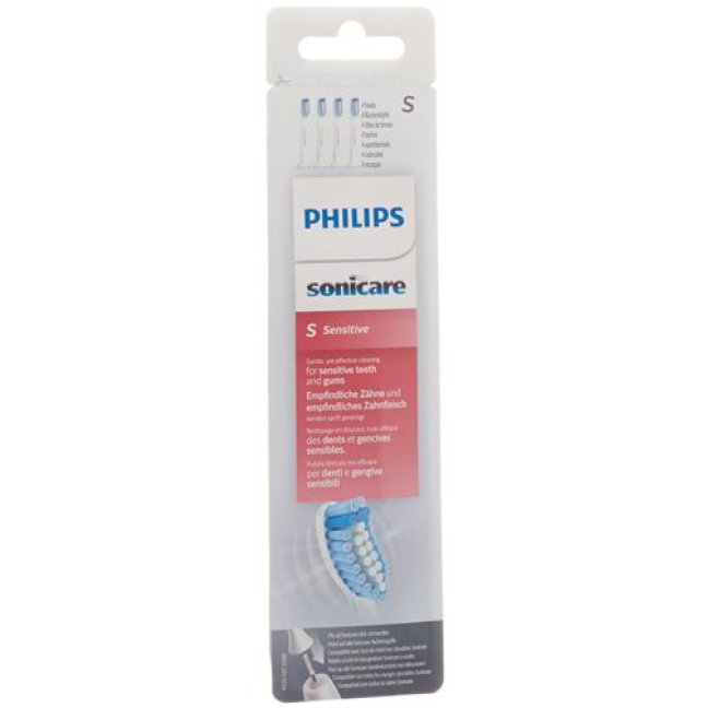 Philips Sonicare Replacement Brush Heads - Sensitive, HX6054 \/ 07, 4 pcs