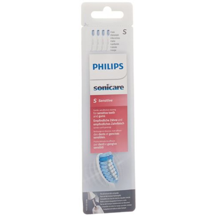 Philips Sonicare replacement brush heads Sensitive HX6054 / 07 standard 4 pcs