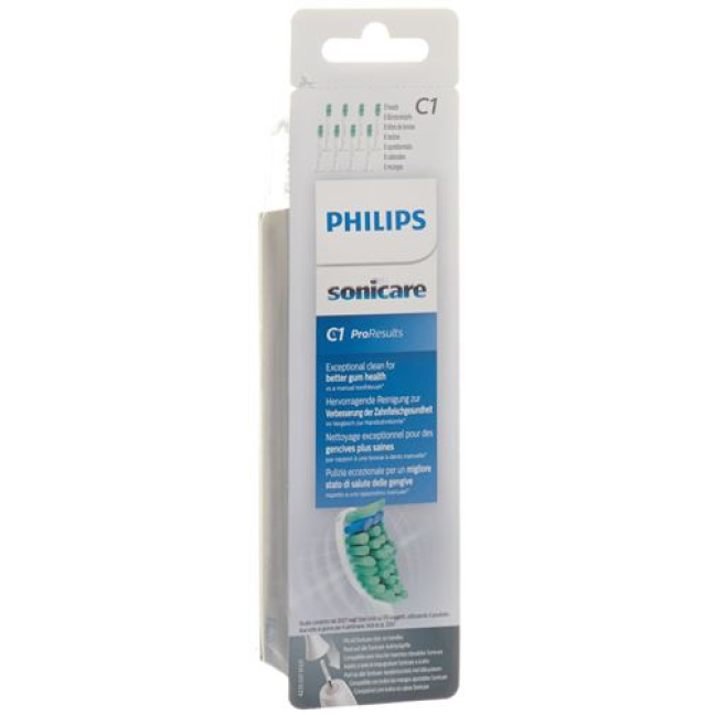 Philips Sonicare almashtirish cho'tkasi boshlari ProResults HX6018/07 standarti