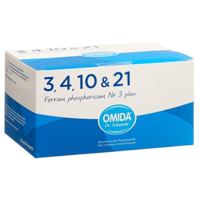 Omida schüssler nr3 fosforan żelaza plus powder bag 30 szt