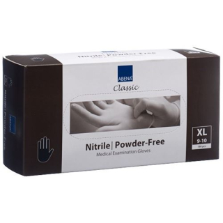 Abena underground gloves nitrile XL powder-free black 180 pcs