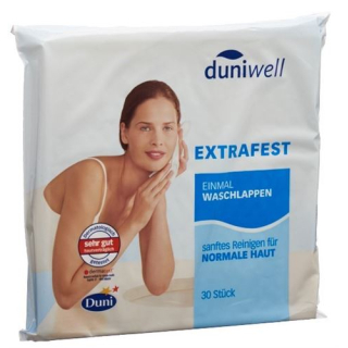 Duniwell disposable washcloths 30 pcs
