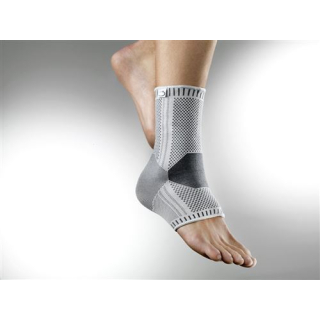 Bandagem de tornozelo Omnimed Move XL branco-cinza