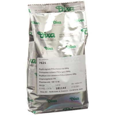 Dixa psyllium שחור pheur מנוקה 500 גרם