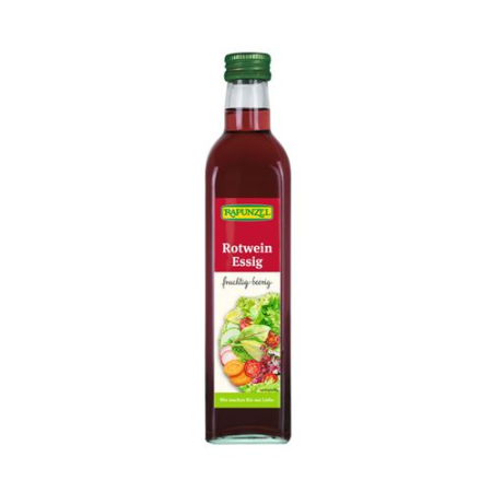 Rapunzel red wine vinegar bottle 0.5 lt