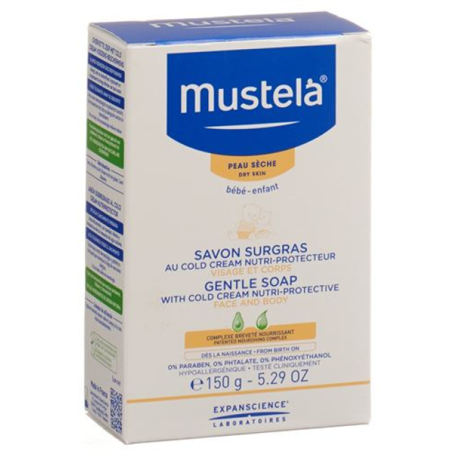 Mustela BB hidratáló szappan hideg krémmel 150 g
