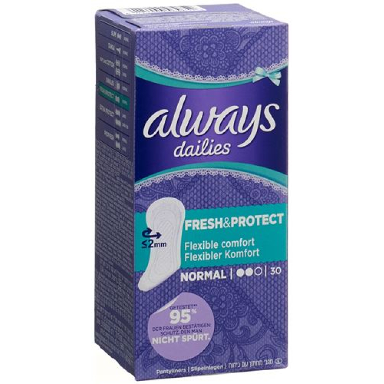 salvaslip always Fresh & Protect Normal 30 pz