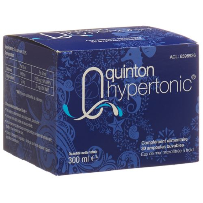 Quinton Hypertonic 21g/l drinking bottle 30 pieces buy online