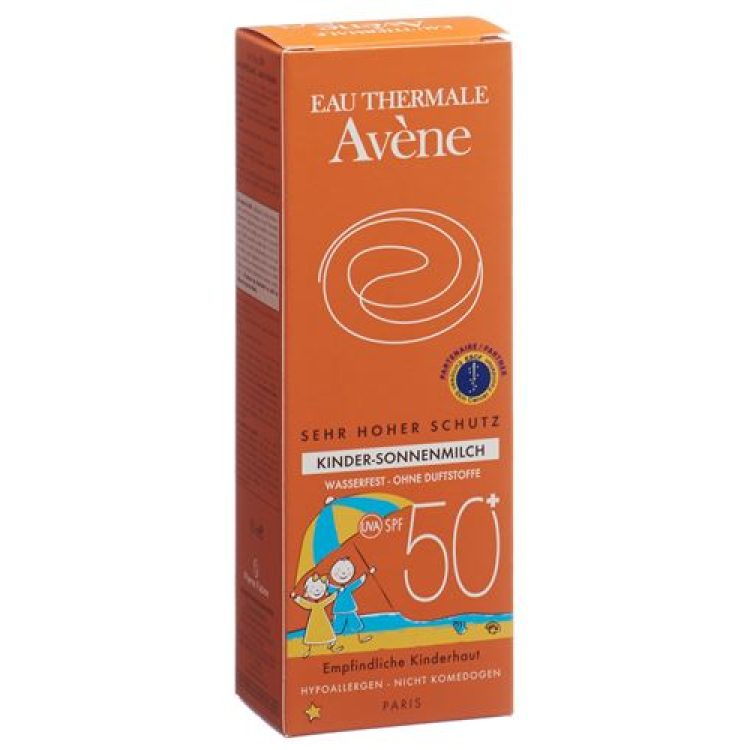 Avene Sun leite solar infantil FPS 50+ 100 ml