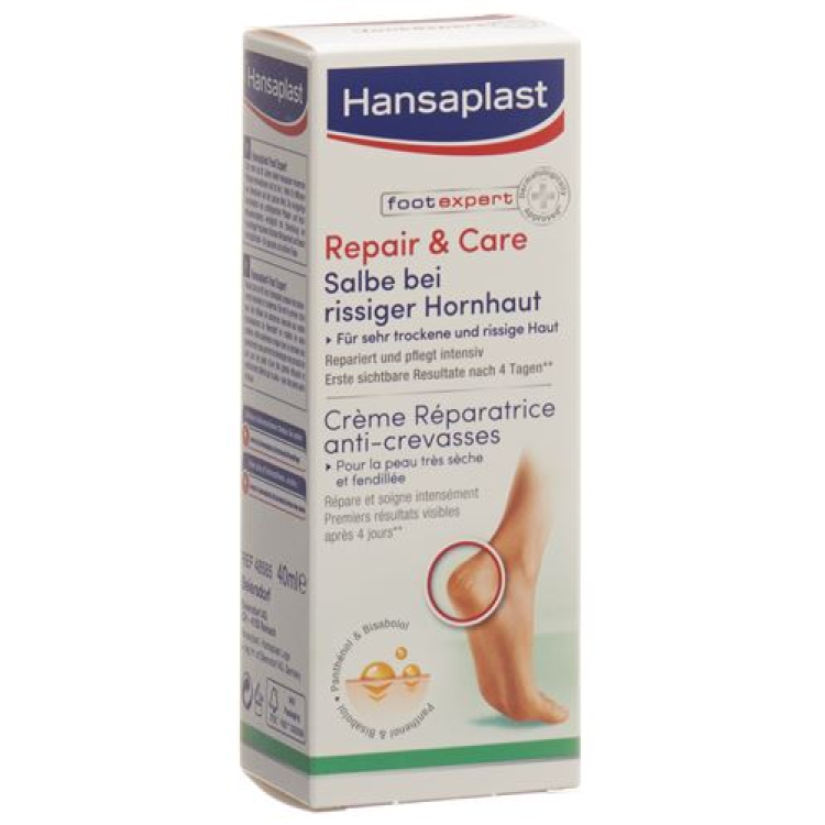 Hansaplast Crema Reparación&Cuidado 40 ml