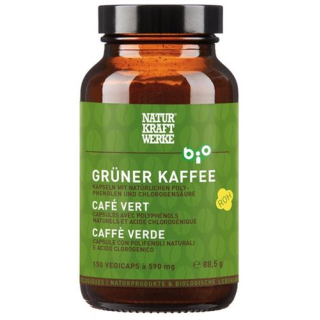 NaturKraftWerke green coffee powder Vegicaps à 590mg organic/kbA 15