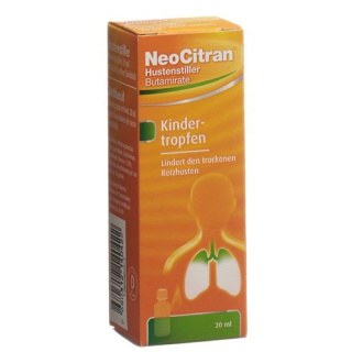 NeoCitran cough suppressant drops 5 mg/ml child drip bottle 20 ml