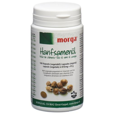 Morga Hemp Seed Oil Vegicaps 100 unid.