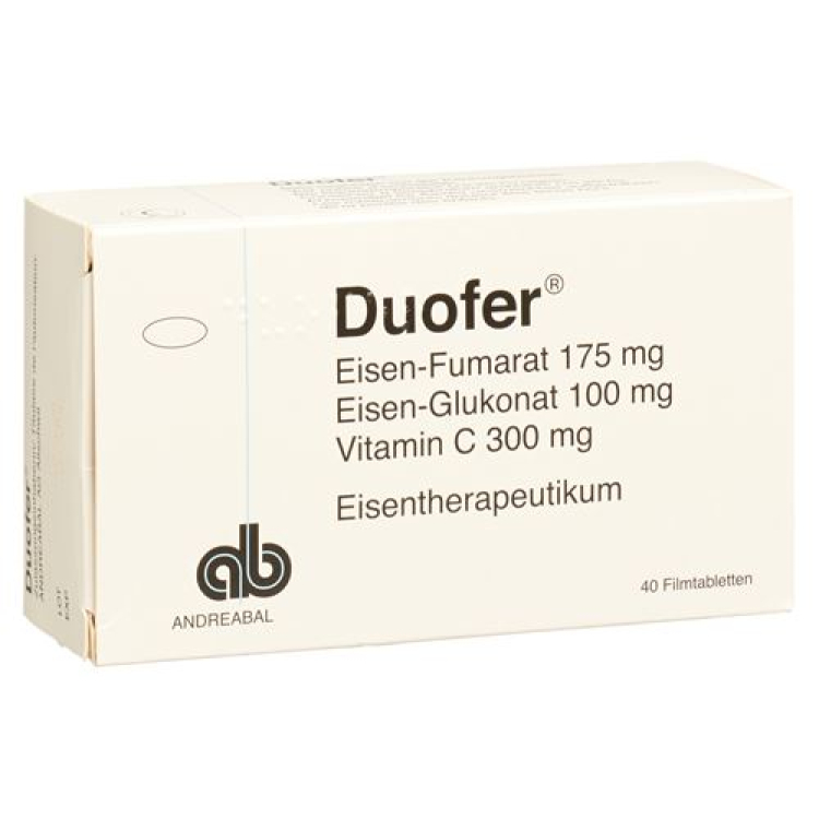 Duofer filmtablet volwassenen 40 st