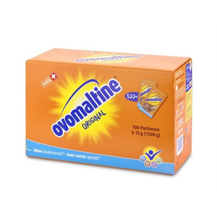 Ovomaltine Plv 100 saszetek 15 g