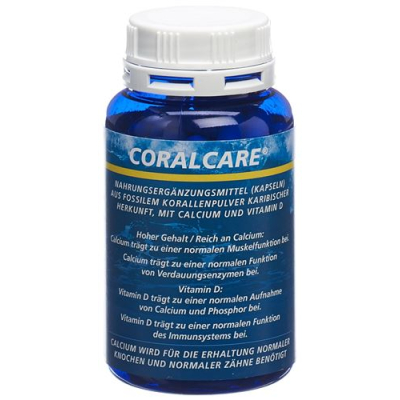 Coral Care מקור קריבי עם ויטמין D3 Cape 1000 מ"ג can 120 יח'